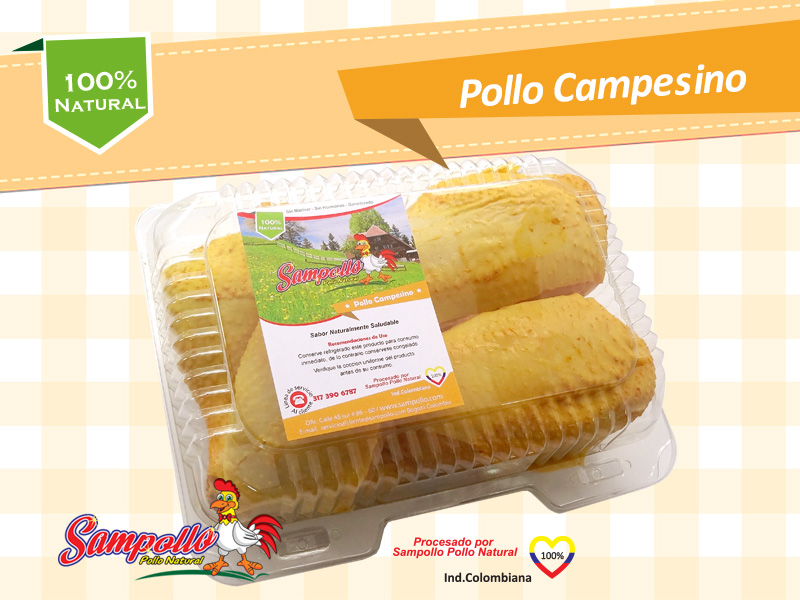 Detalles del Producto:<br>
                         Recibe 16 presas de Pollo Fresco Campesino con la frescura y el sabor del campo.<br>
                         Peso por Unidad (2Kg – 2.5kg) aprox.<br> 
                         (Ver página de pedidos)<br>